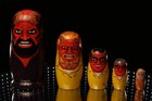 Your Pretty Face Is Going To Hell     Adult Swim     Nesting Dolls      set Of 5 