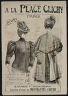 1906 Antique French Fashion A La Place Clichy Catalog Paris Men Women Kids