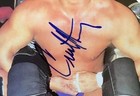 Curt Hennig  mr Perfect  Signed And Matted Amazing Photo Jsa W card