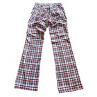 Vintage Levi   s Big E Plaid Bell Bottoms 30x32 1960s 1970s