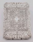 1866 British Antique Pure Silver  925 Silver  Card Case 65g Robert Thornton
