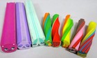 Long Tube Pencil Eraser Lot 8 Cat Panda Bear Owl Watermelon Banana Cupcake Cake