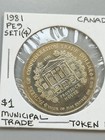 1981 Charlottetown Pei  1 Charles Tupper Trade Dollar Token Proof Like
