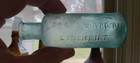 Open Pontil Bragg s Arctic Liniment 1850s Privy Dug St louis Medicine Bottle