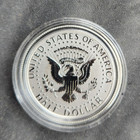 2014 W Silver Reverse Proof Kennedy Half Dollar In Acrylic Capsule