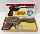 Vintage Frankonia Super Sound Pistol Toy Gun Silencer Police Badge Original Box