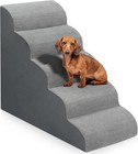 New 5-step Dog Stairs For Bed 28 7 h Non-slip Pet Steps Grey