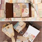 517 Pieces Vintage Scrapbook Supplies Pack Vintage Ephemera Bundle Junk Journal