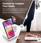 Greater Goods White Wifi Smart Bathroom Scale Sync Weight  Bmi  Body Fat