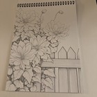 8 X 11 Spiral Bound Adult Coloring Book Dream Garden New Shipping Included