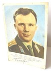 Vintage Rare Space Propaganda Postcard With Cosmonaut Yuri Gagarin  1961   503
