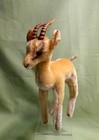 Vintage Steiff 9   Yuka Antelope Deer-  Mohair  Germany  No Id s