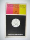 World Festival Magic Occult Playbill 1973 Felt Forum Crozier Al Carthy Willtohn