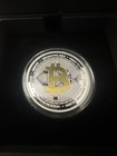 2025 Niue 1 Oz Silver Coin  2 Bitcoin Gold Guild With Box  minted By Pamp 