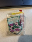 Vintage Travel Souvenir Emblem Patch  Fairmont Hot Springs  Bc Canada  Nos