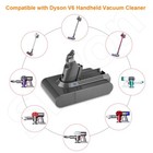 21 6v Battery Replace For Dyson V6 Sv03 Sv04 Sv05 Dc58 Dc59 Dc61 Handheld Animal