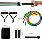 11pcs Resistance Bands For Home Workout Exercise Yoga Crossfit Fitness Training 