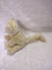 Ty Classic 2003 Glitz Sparkly Yellow Plush Cat 10    Stuffed Animal Soft Toy