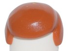       new Lego Minifig Hair Male Boy Dark Orange Standard Smooth Cap Wig Business