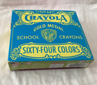 Box 64 Crayola Crayons With Built In Sharpener Unused