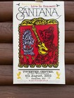 Vintage 12    X 20    Folk Art 2002  Live In Concert Poster Santana Camden Nj Rock 