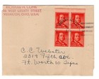 Stamps- Barbados Stationery- 1892 Wrapper Hg  E3 Used As U s  Mail  c906 