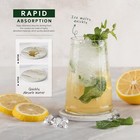 Set Of 6 Absorbent Stone Coasters     Ceramic Drink Coasters With Holder