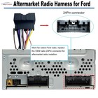 16pin Iso Aftermarket Radio Harness Adapter For Ford 2011-2020 With Radio Ant