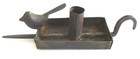 Antique Miner s Candlestick Candle Holder Sticking Tommy Tray Bird Unusual Rare