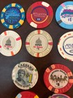 Vintage Las Vegas    Other Casino Chip Lot Of 17 See Pics         