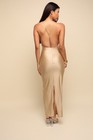 Women   s Nylon Halter Open Back Maxi Dress Bodycon Party Vacation