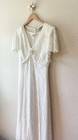Nwt Vtg Joni Blair White Sheer Lace Dress Women   s Sz 11 12  wedding Dress  Read 