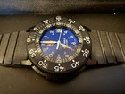Luminox Navy Seal 43mm Quartz 200m Blue Dial Black Rubber Strap Date