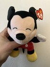 Ty Beanie Buddy - Disney- Mickey Mouse Soft Body See All Picture Preowned
