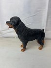 Unbranded Rottweiler Dog Figurine Small Brown Realistic Animal Statue Figure