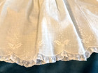 Vtg Baby Girl Dress 0-3 Months Embroidered W  Smocking Party Baptism Christening