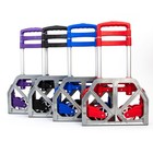 170lbs Luggage Cart Folding Push Truck Hand Aluminium Trolley W  Bungee Cord