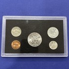1964   p Brilliant Uncirculated Us Coin Set 90  Silver In Genuine Mint Set Case Bu