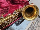      Buescher Burnished Gold Plated Alto Saxophone Plays Awesome Wonderful Shape 