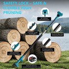 4-in-1 Cordless Pole Saw electric Pruning Shears 8 Inch Mini Chainsaw 16ft Reach