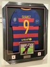 Luis Suarez Framed Signed Autographed Fc Barcelona Jersey Beckett Coa