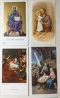 Vintage Lot 12 Unused Bible Holy Cards Markers Lithos Made In Italy Gilt