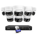Annke 4k Dual-lens Poe Security Camera System 8ch Nvr 2-way Audio Ai Color Night