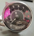 1972 Scorpion Tachometer Red Line