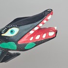 Oaxacan Lizard Mexican Folk Art Cornelio Ortega Hand Carved   Painted Signed 16 