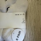 Nike No-show Socks Youth 10c-3y 5-7 White Cushioned 6 Pair Pack Swoosh