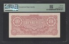 Burma 10 Rupees Nd 1942-44  P16b Uncirculated Grade 66