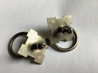 Great Pair Of Stainless Steel Vintage Drop Cabinet Ring Pulls  
