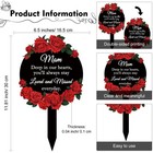 Cemetery Decorations For Grave Mom Grave Marker Stand Memorial Day Flowers New