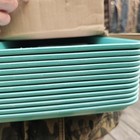 12 Cambro 918mt140 Rectangular Market Display Tray 8 11 16  X 18  X13 16  Green 